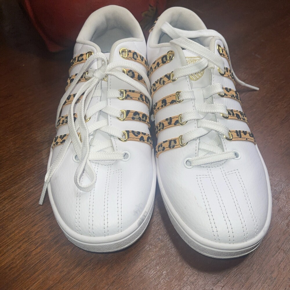 K-Swiss Women's Court Pro II TIGER STRIPES Shoes Size 8M EUR 39.5
